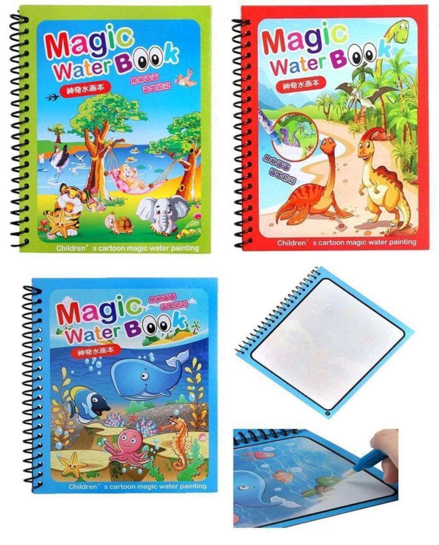 Magic Water Book For Kids Pack of 3