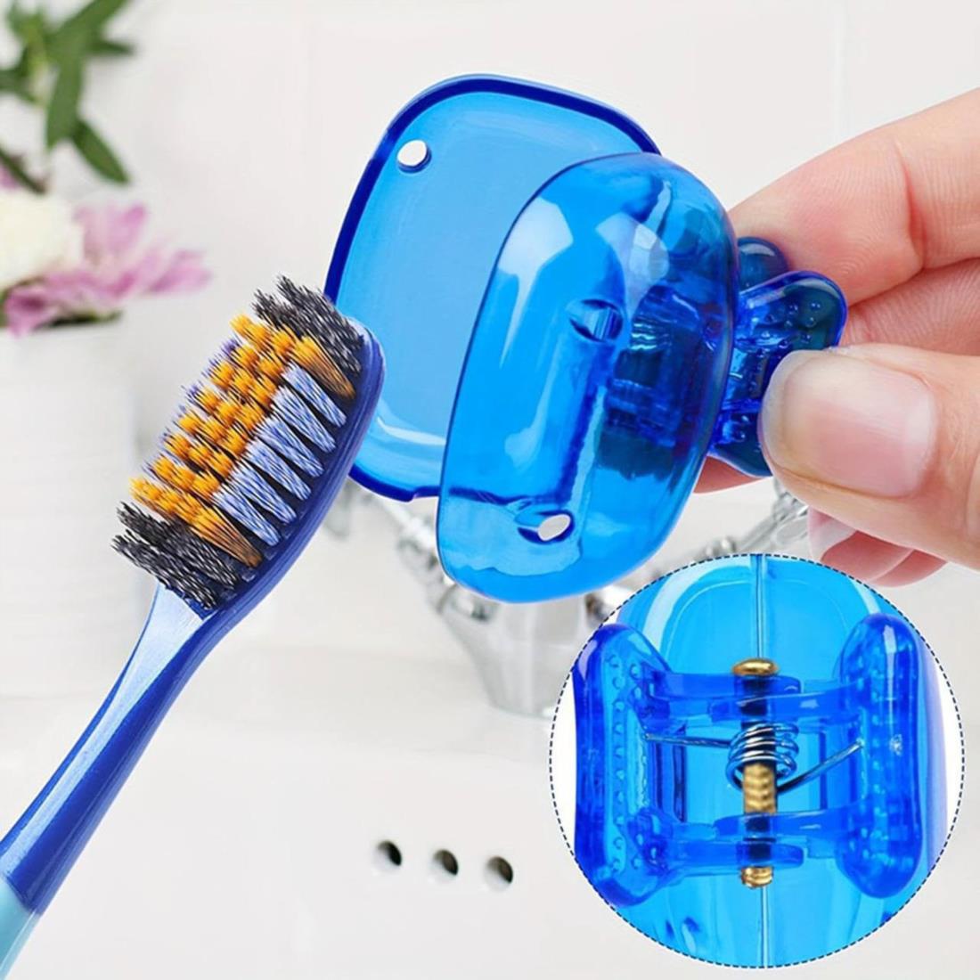 Travel Toothbrush Head Cover Pack of 4