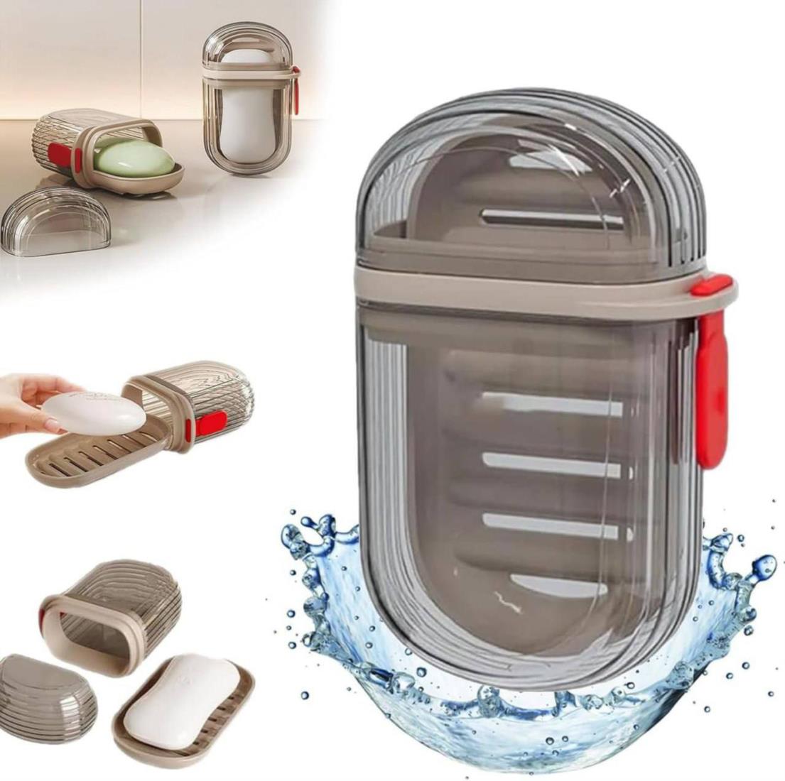 Big Transparent Travel Soap Case