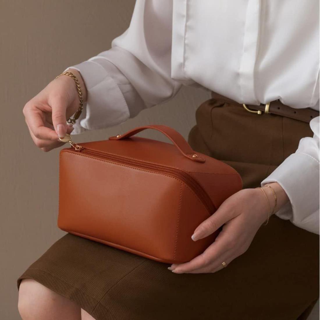 Leather Cosmetic Bag