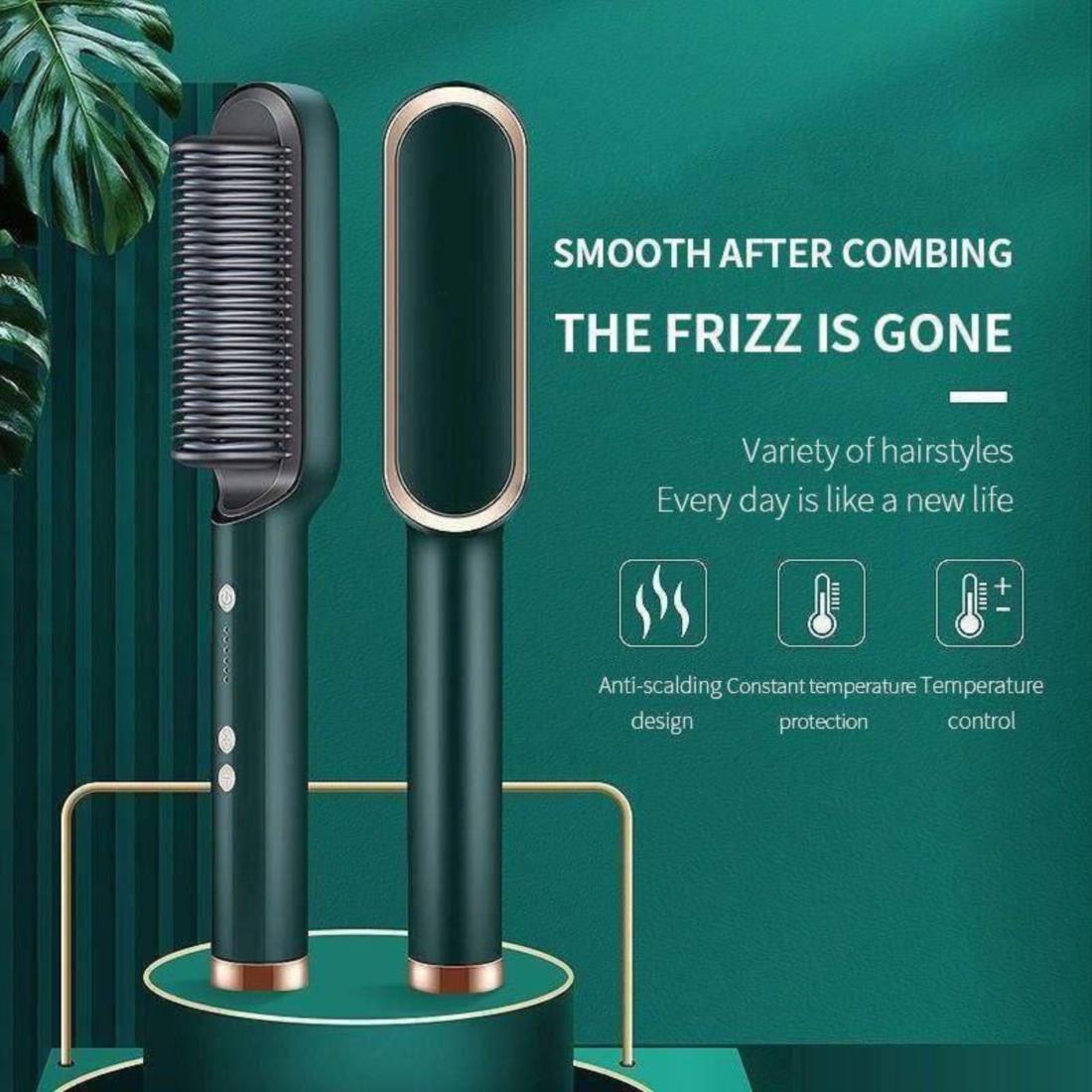Hair Straightner Comb Brush