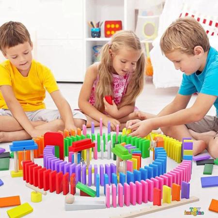 Wooden Domino Set