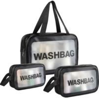 Wash Bag 3 Pcs Set Blue Color