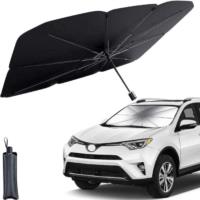 Car Sunset Umbrella