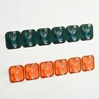 6 Pcs Self Adhesive Hook Colorful