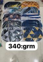 Multi Design Absorbent Bath Mat Pack of 2