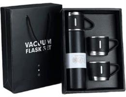Vacuum Flask Set With 2 Cups